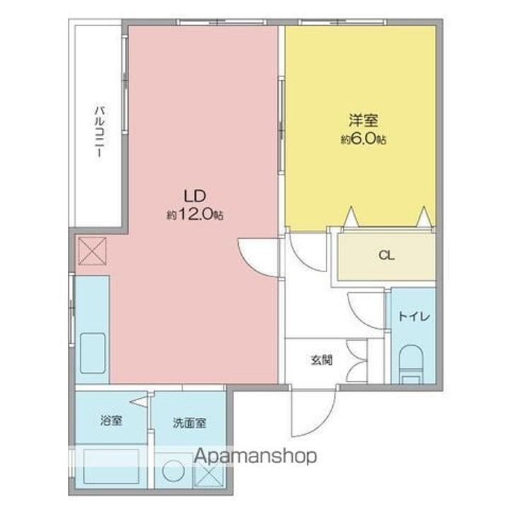 愛知県名古屋市名東区社が丘4丁目の賃貸マンションの間取り