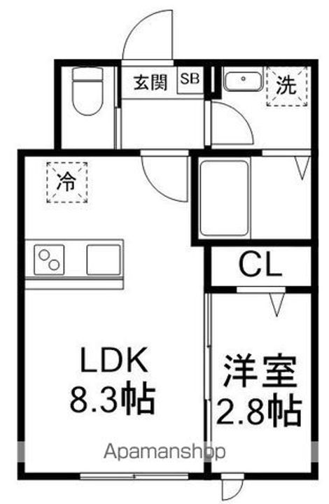 KEIAI RESIDENCE 勝田台の間取り