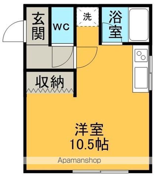北海道網走市南四条東5丁目の賃貸アパートの間取り