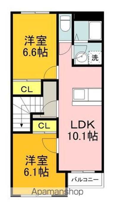 ハーモニーBの間取り