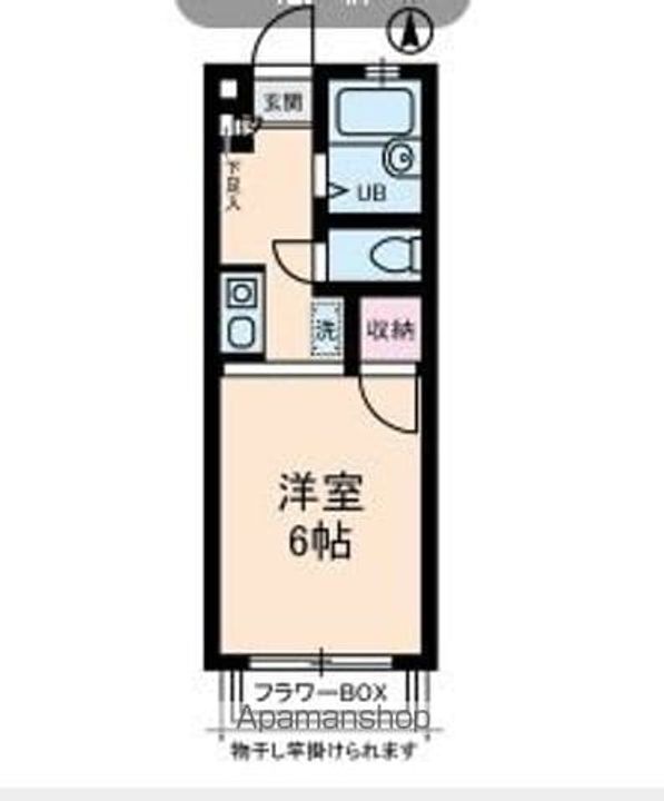 東京都練馬区関町南2丁目の賃貸アパートの間取り