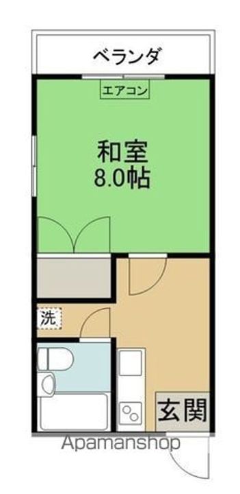 あさみコーポレス201の間取り