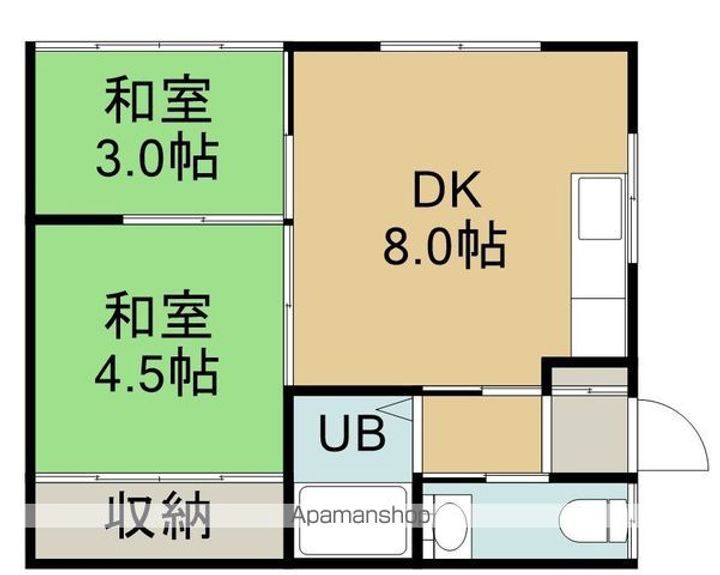 佐々木アパート201の間取り