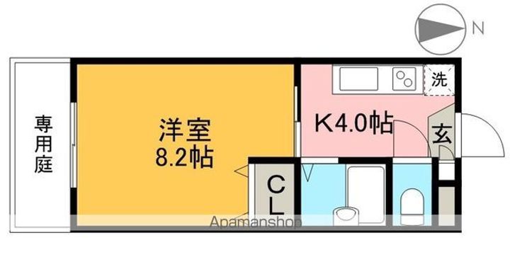 シティーハウスにしまちの間取り