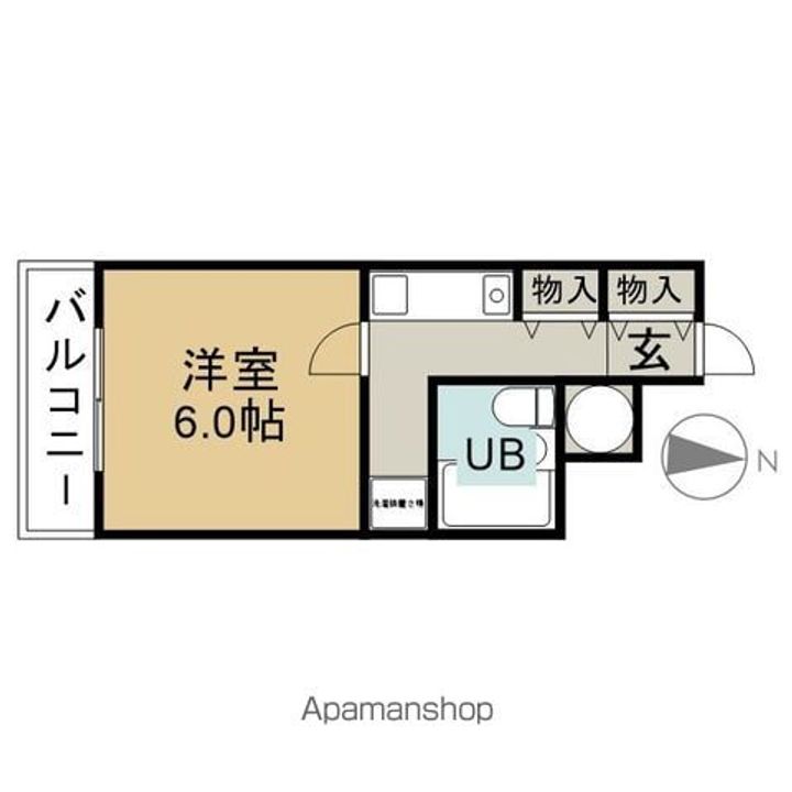 シングルマンションまことの間取り