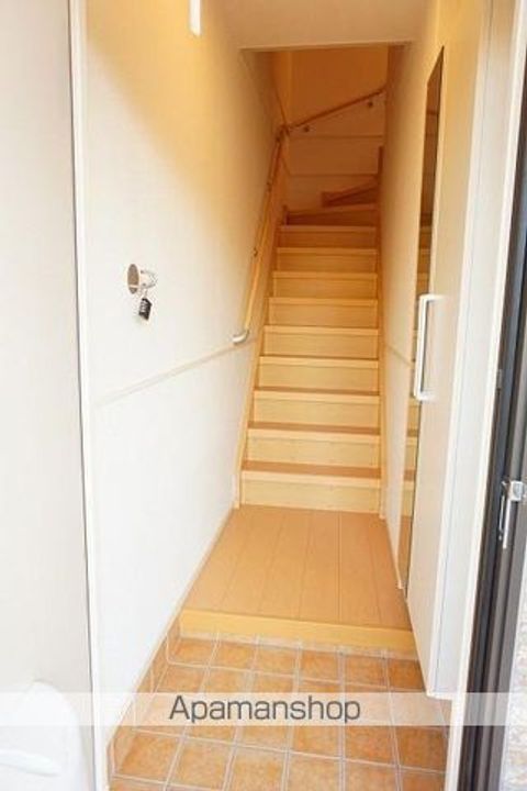 香川県高松市鬼無町藤井の賃貸アパートの玄関