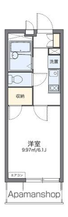 レオパレスリョーヒーナの間取り