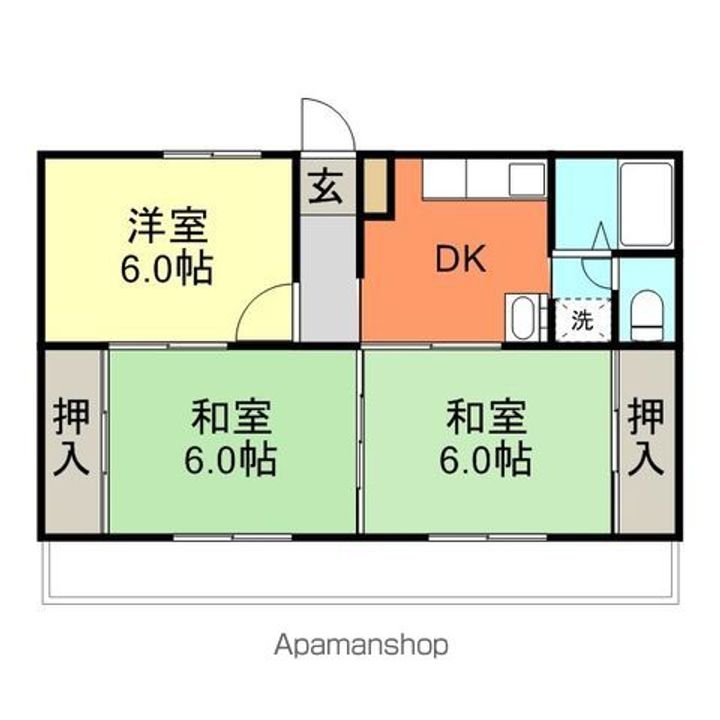アメニティハイツの間取り