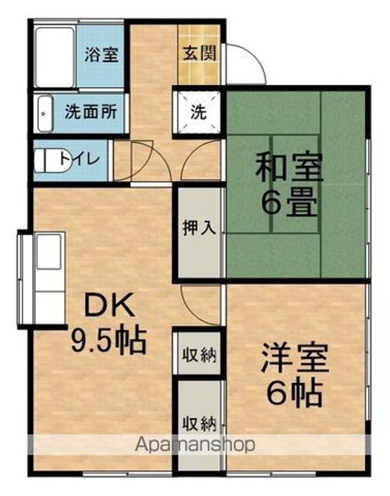 長野県塩尻市大字広丘吉田(一戸建)の賃貸物件戸建ての間取り