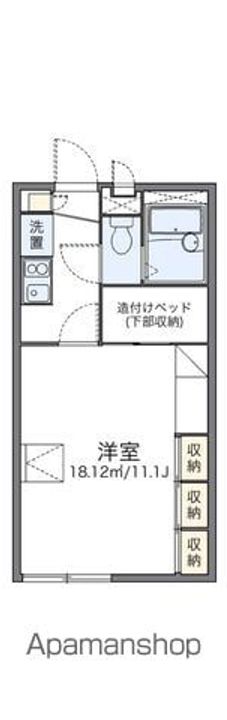 レオパレス2001TANEMOTO107の間取り