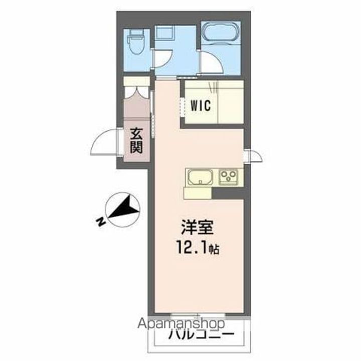 シャーメゾン コウジマチ203Zの間取り