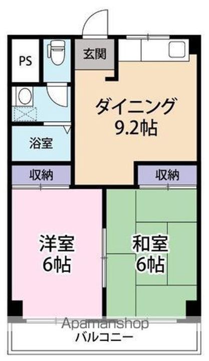 サンハウスアサノの間取り