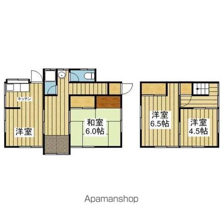 愛媛県松山市持田町3丁目(一戸建)の賃貸物件の間取り