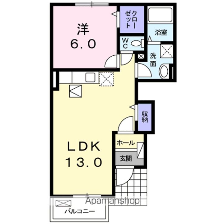 エレガンテ Cの間取り
