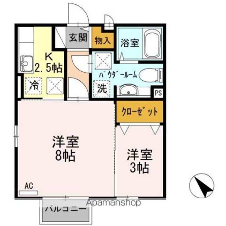 セジュール京の間取り