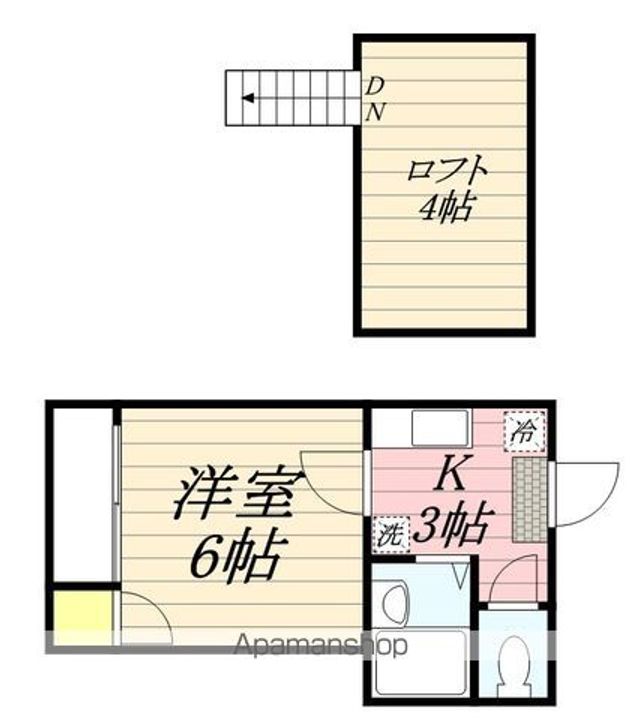 ヒル・ブライトン井尻105の間取り