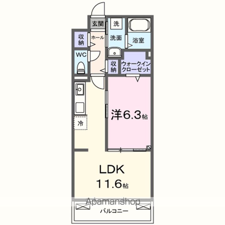 ヴィラバースの間取り