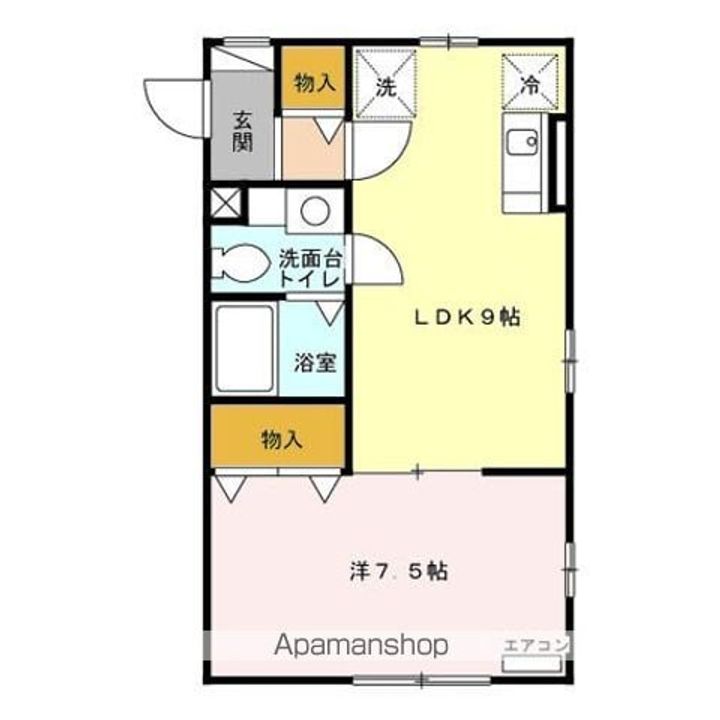 CREST西小針台の間取り