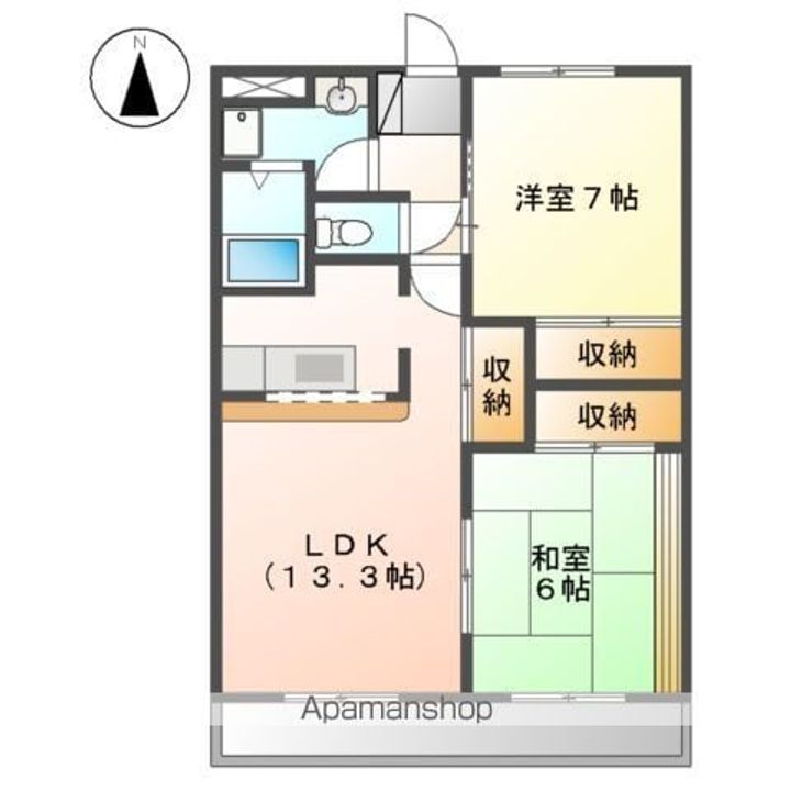 プロニティ五反田301の間取り