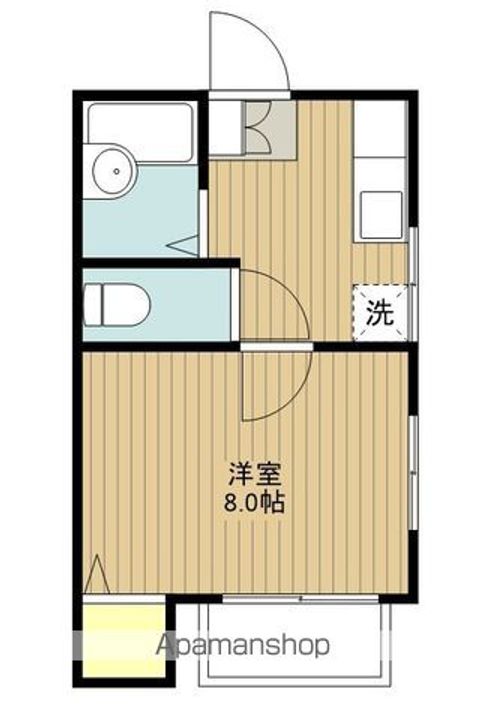 ロイヤル長久保B棟201の間取り