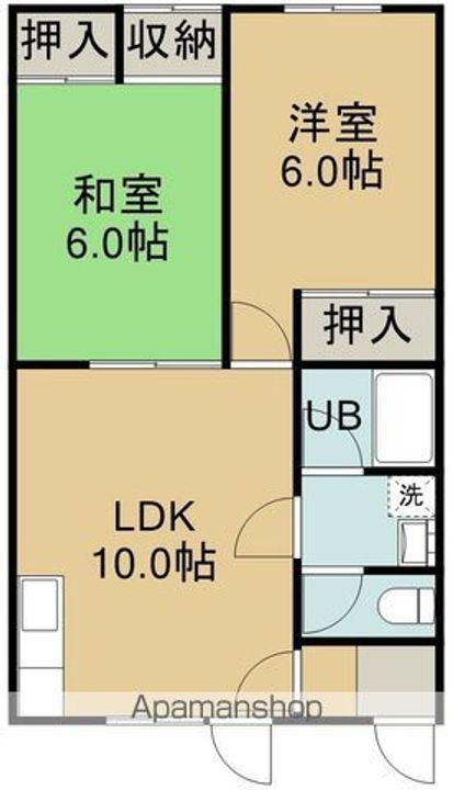 バルビゾン湯川(バルビゾンユノカワ)の間取り