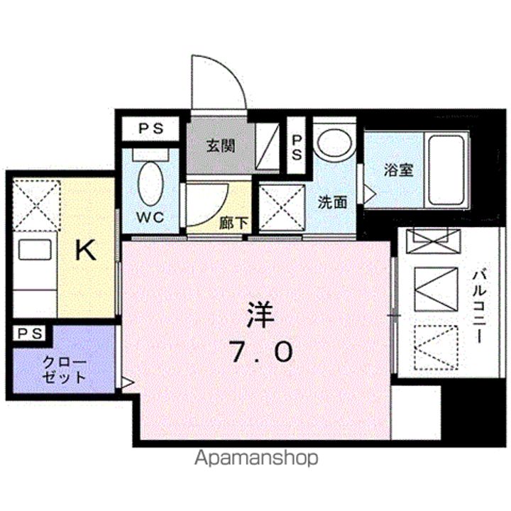 アクシア人形町の間取り