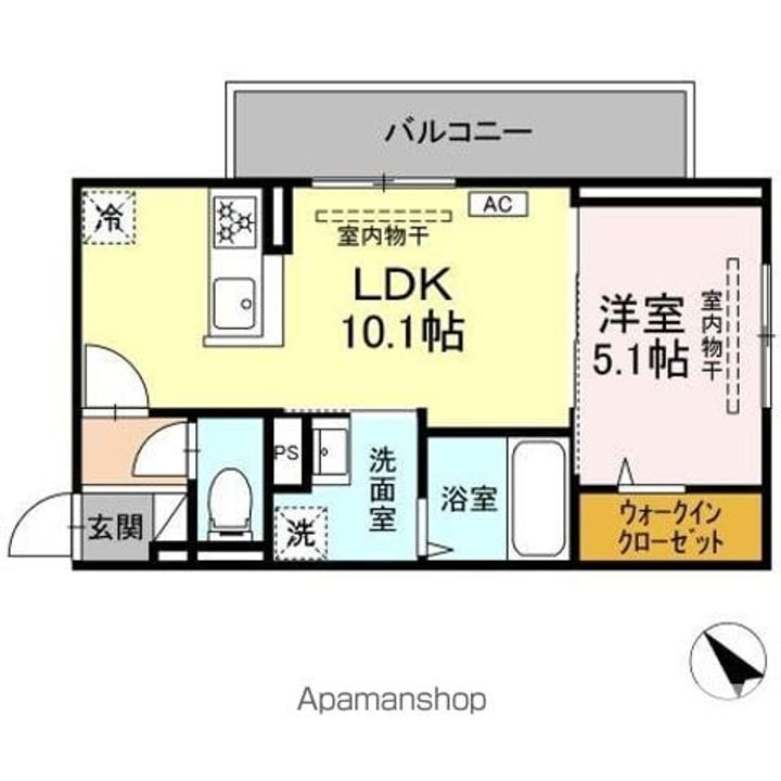 ディアライズ北山の間取り