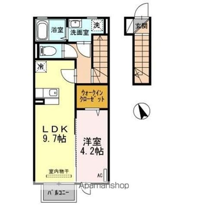 プレジール ド ビブレ202の間取り