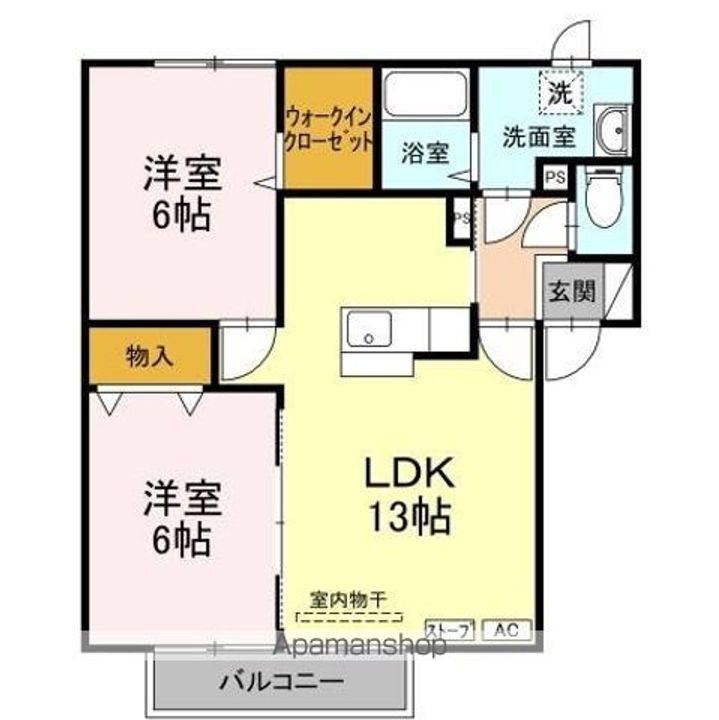 VINEーYARD HARVESTの間取り