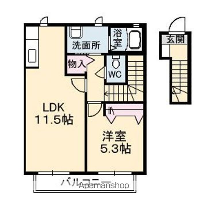 メゾンド ショコラの間取り