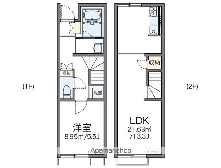 レオネクストY&K Ⅰの間取り