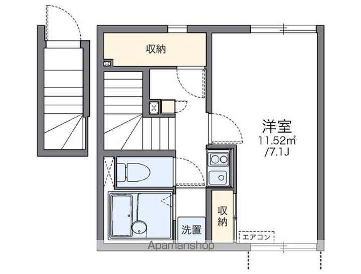 レオネクスト中村公園203の間取り