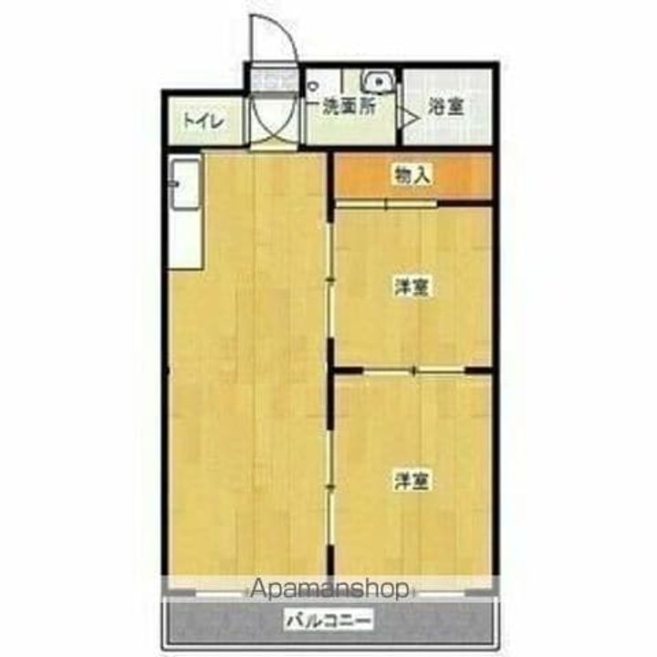 サンライフ今渡205の間取り