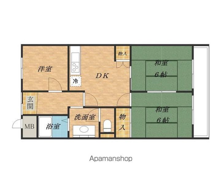 エステートハイツの間取り