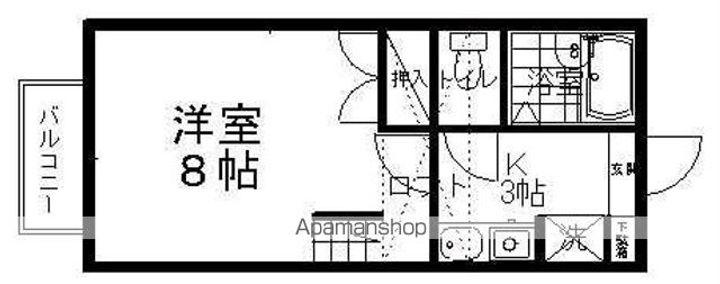 サンハイツ古西103の間取り