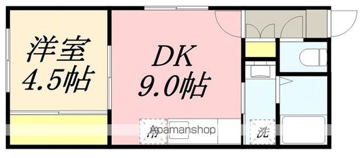 ルミエールⅡ203の間取り