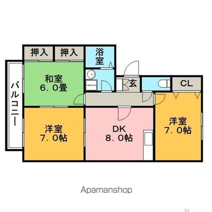 シャルムⅢの間取り