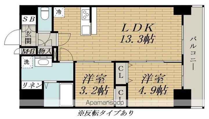 リヴェント福島野田1001.の間取り