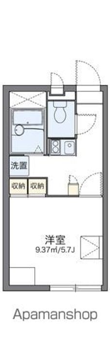 レオパレスGARDENIA203の間取り