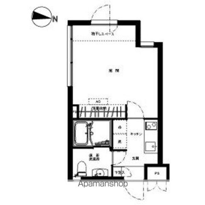 東京都中野区新井2丁目の賃貸マンションの間取り