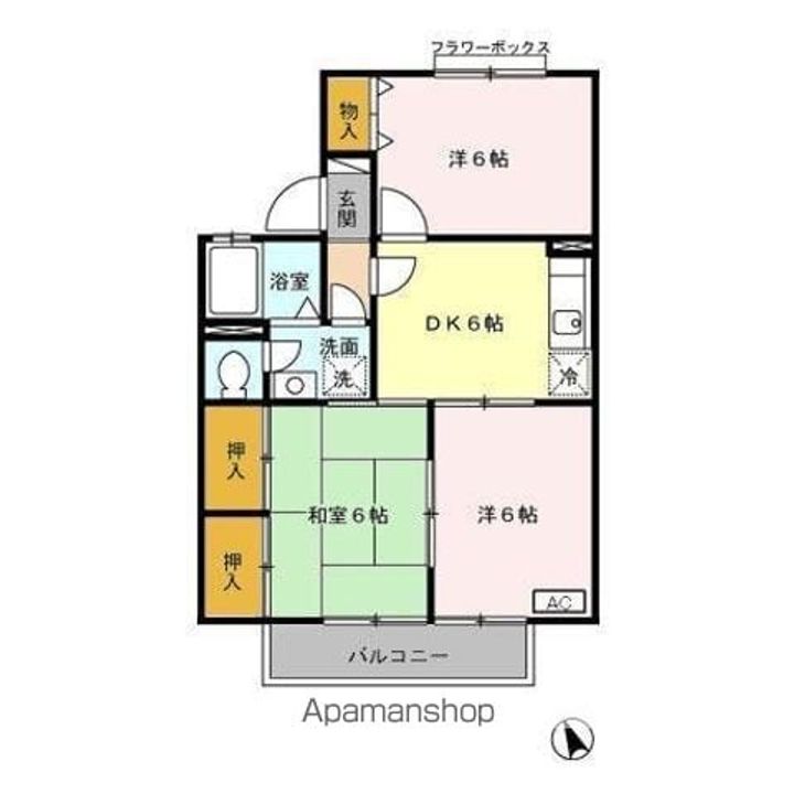 メゾン・ド・ラフィーネ Aの間取り