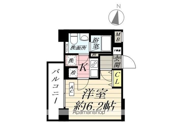 アルコバレーノ横濱鶴見(ARCOBALENO YOKOHAMATの間取り