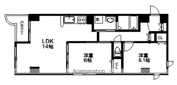アロッジオSの間取り