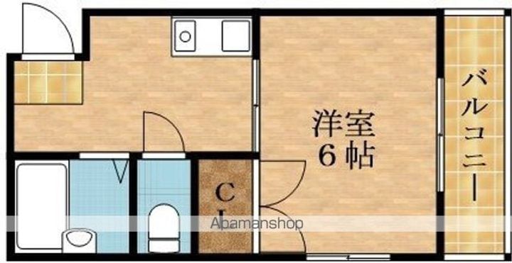 カルムセイワ高殿403の間取り