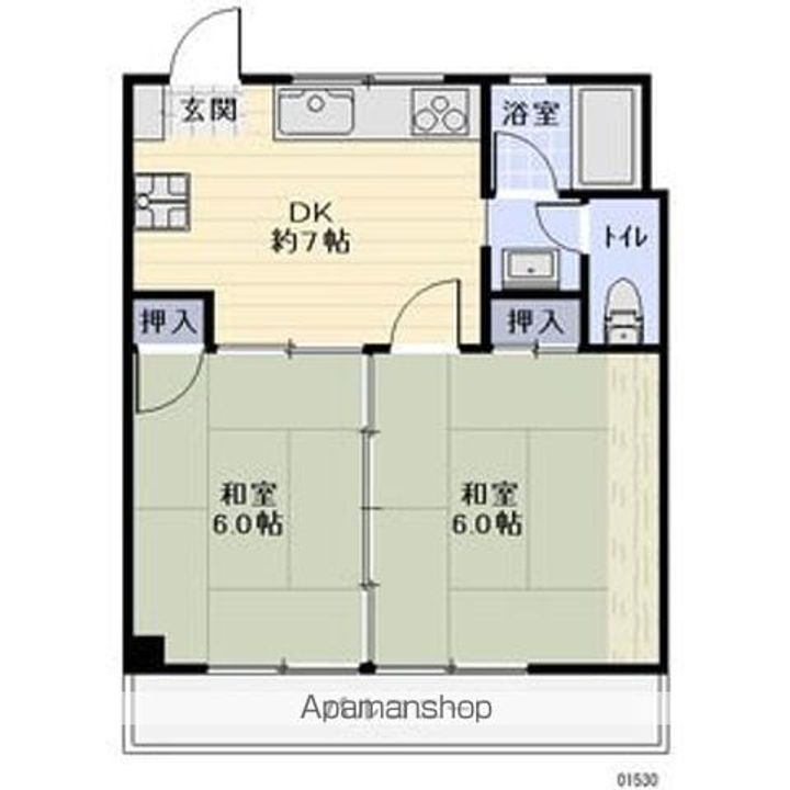 コーポ大島の間取り