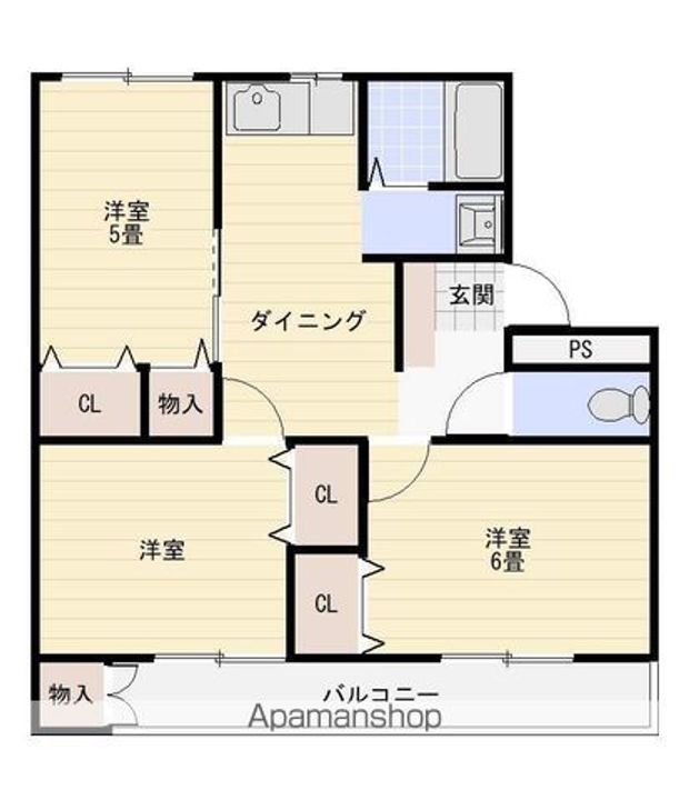 しんのマンションの間取り
