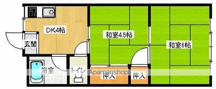 住吉清川マンションの間取り