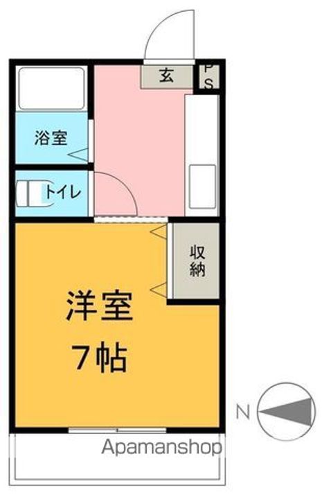 サンライズ白板202の間取り