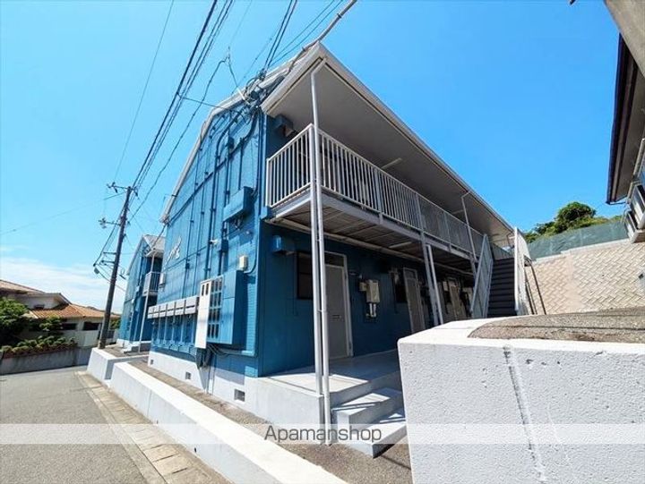 岡山県倉敷市藤戸町天城の賃貸アパートの外観