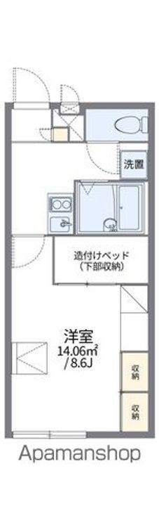 レオパレスBEL AIR 市原217の間取り